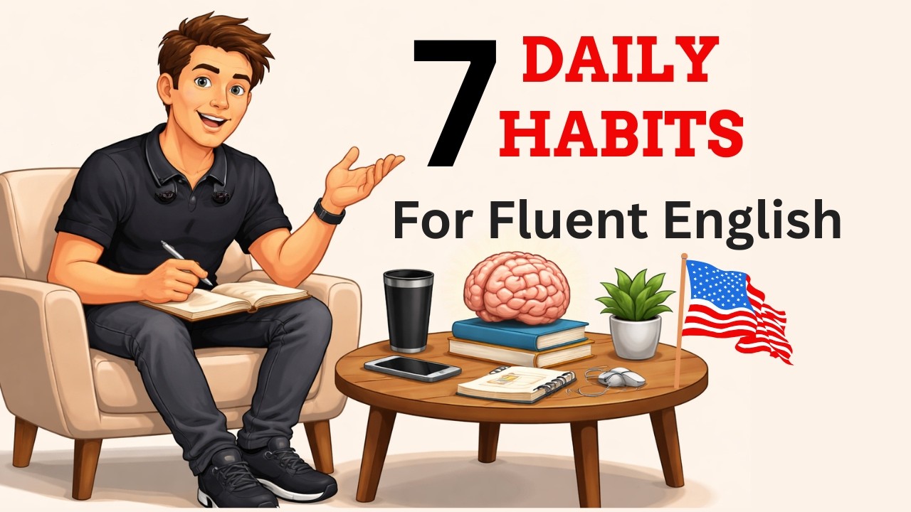 Learn English With Podcast | 7 Daily  Habits For Fluent English | Speak Englih Graded Reader