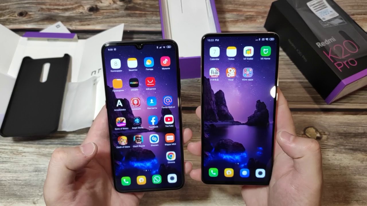 Xiaomi Redmi K20 Pro White edition - распаковка и обзор. Сравнение с Xiaomi mi 9 Transparent edition