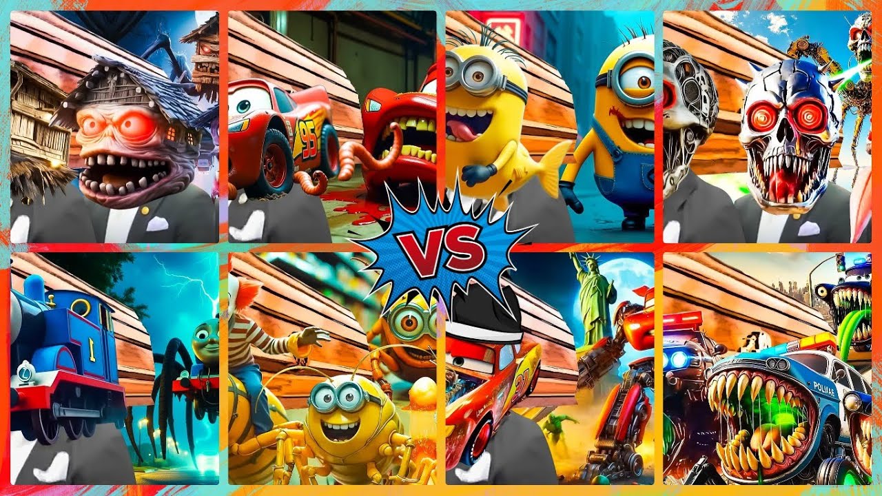8 Monsters EXE Challenge - Spinning Wheel 72  Tiles Hop EDM Rush