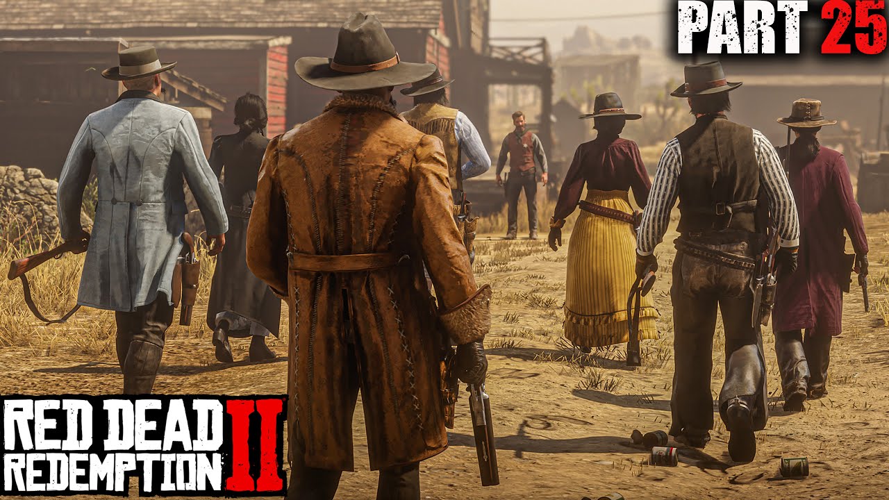 The Pinkertons - Red Dead Redemption 2 - Part 25 - 4K