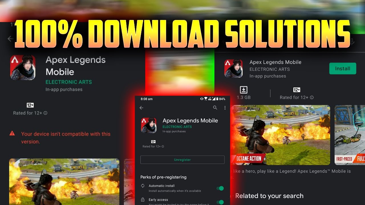 100% Solutions Of Apex Legends Installation ? Pre-registration issue solved