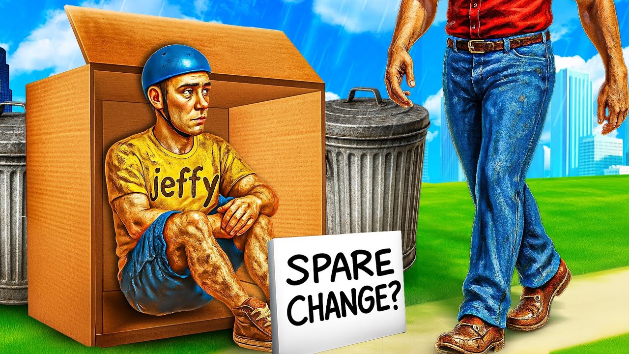 Jeffy Becomes HOMELESS in GTA 5!