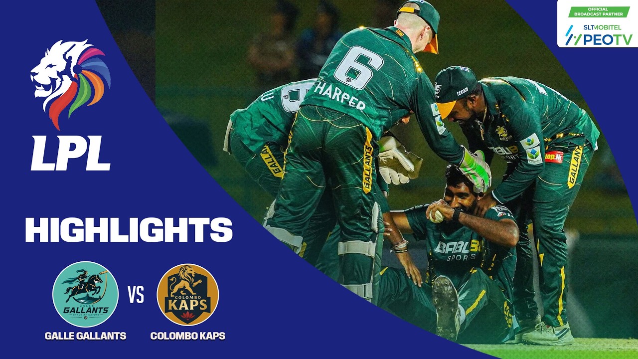 Colombo Kaps vs Galle Galants  | Match Highlights | LPL 2026 | Match 19