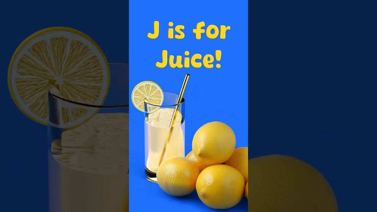 J is for Juice! | Toddlers Learn Letters