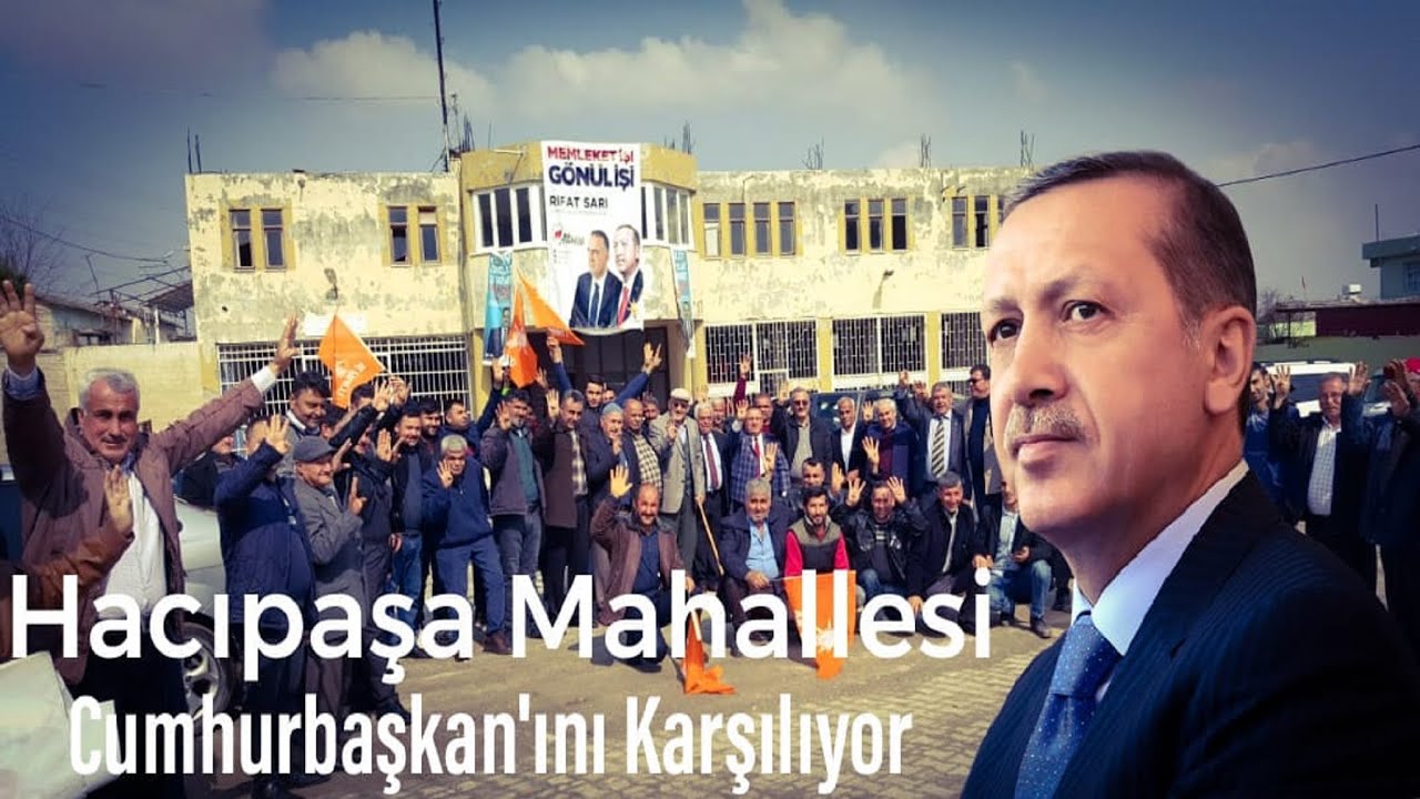 Hacıpaşa Mahallesi Cumhurbaşkan'ını Karşılıyor