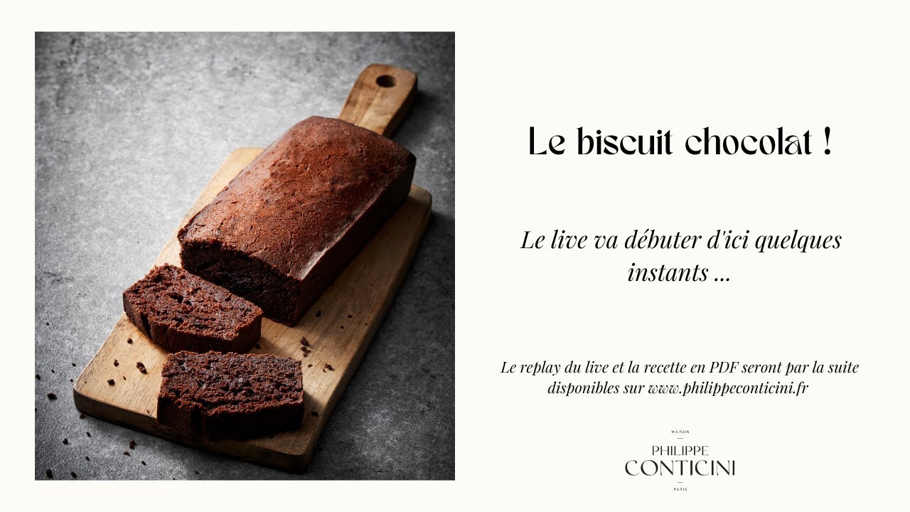 Conticini en Live 7 - Le biscuit chocolat !