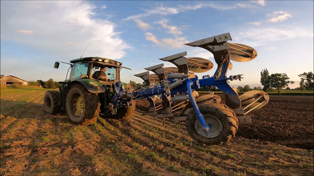 JOHN DEERE 6125R PŁUGI OVERUM VARIO FLEX 3 4-skibowe obracane | KSIĘŻOPOLE TEAM