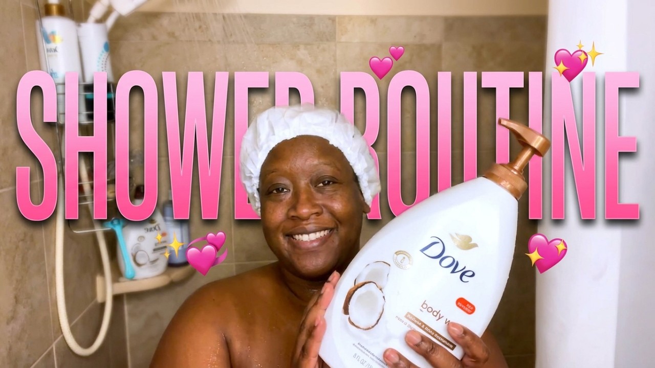 Shower Routine for Plus Size Girls 💖 Feminine Care + Glowing Skin Plus Size Skincare.
