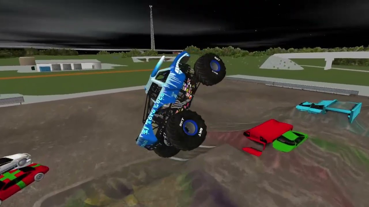 ROR Monster Jam El Toro Loco Ice Freestyle @ Proving Ground Crushmas III!