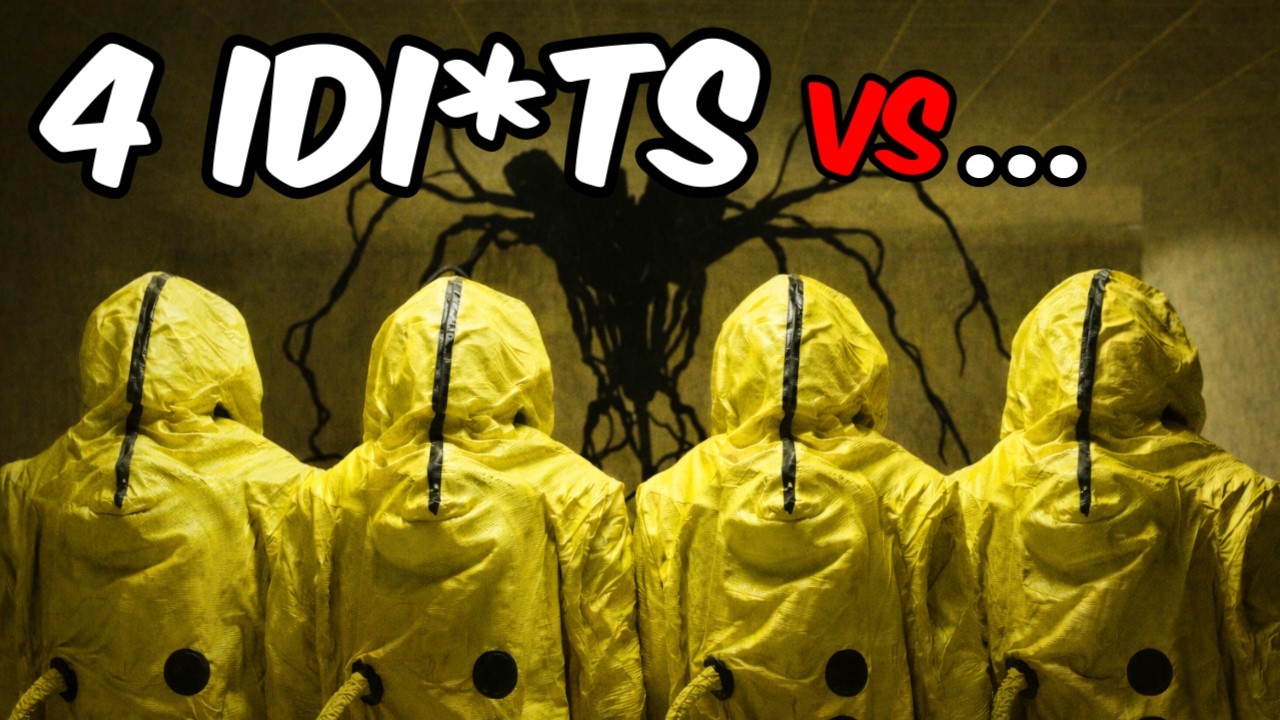 Four Idi*ts VS The BACKROOMS...