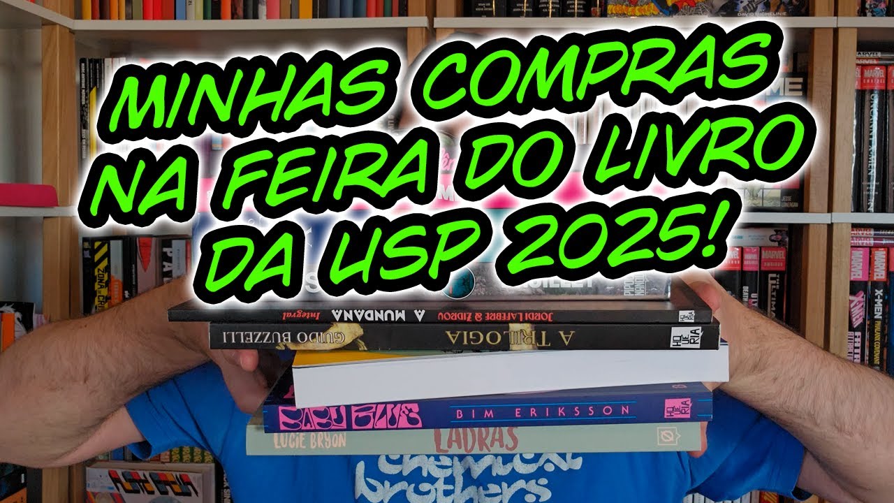 Minhas compras na Feira do Livro da USP 2025!