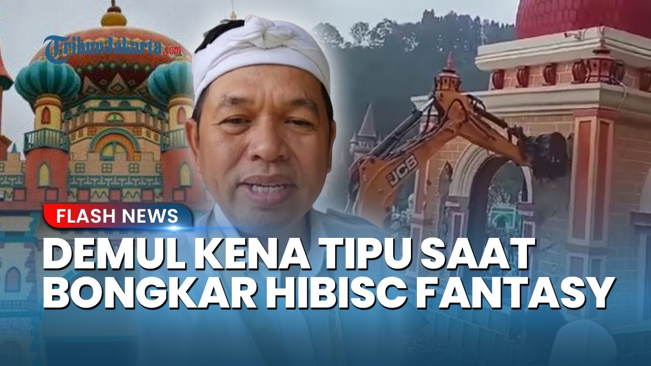 Demul Kena Prank? Alat Satpol PP Terlalu Mungil untuk Membongkar Hibisc Fantasy Puncak Bogor