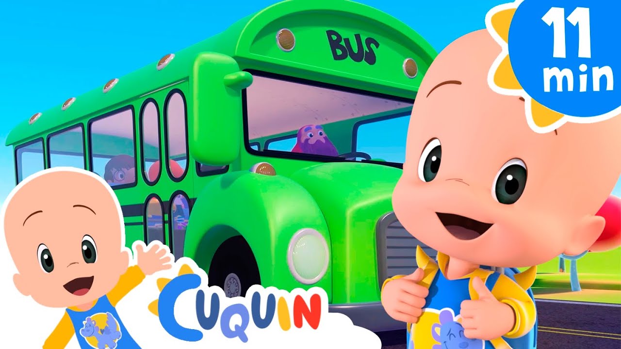 Las ruedas del bus colores y más canciones de Cuquín