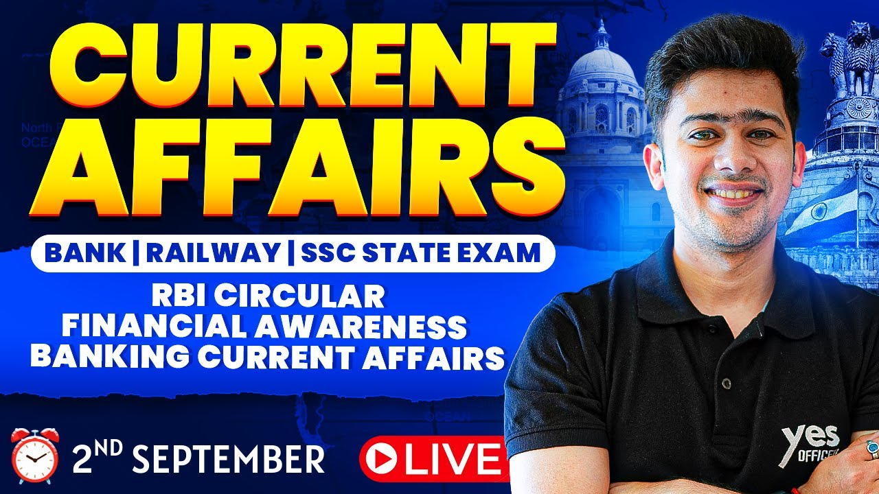 🔴 2nd September 2025 | Daily Current Affairs | For Bank, Insurance & SSC Exams | Kush Pandey
