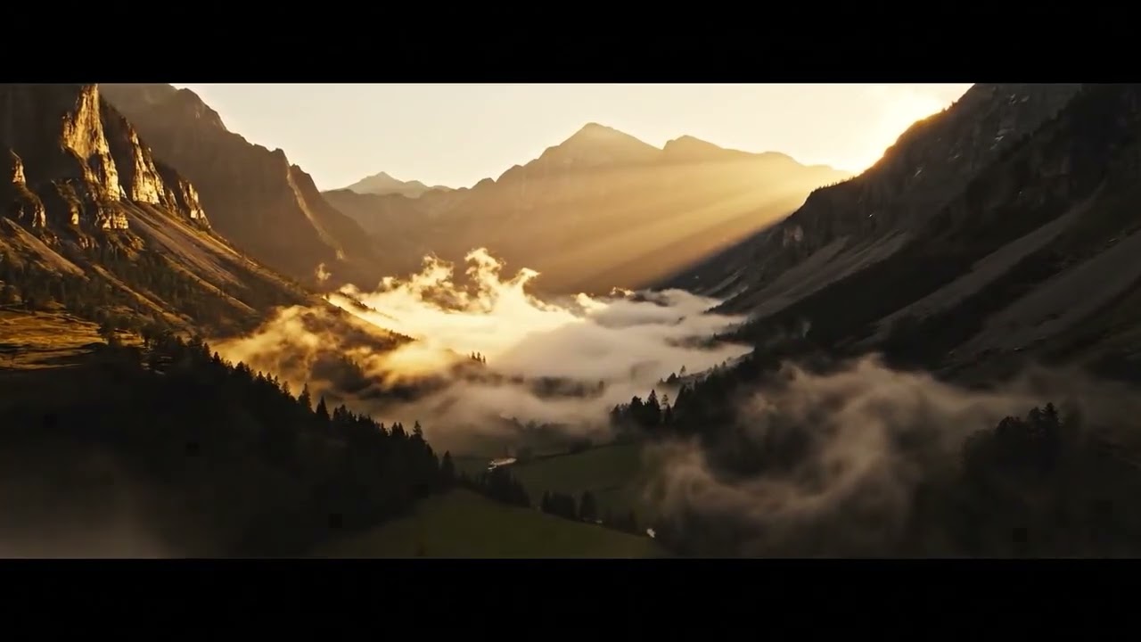 Morning Light Over Quiet Valleys | Calm Mountain Ambient Music