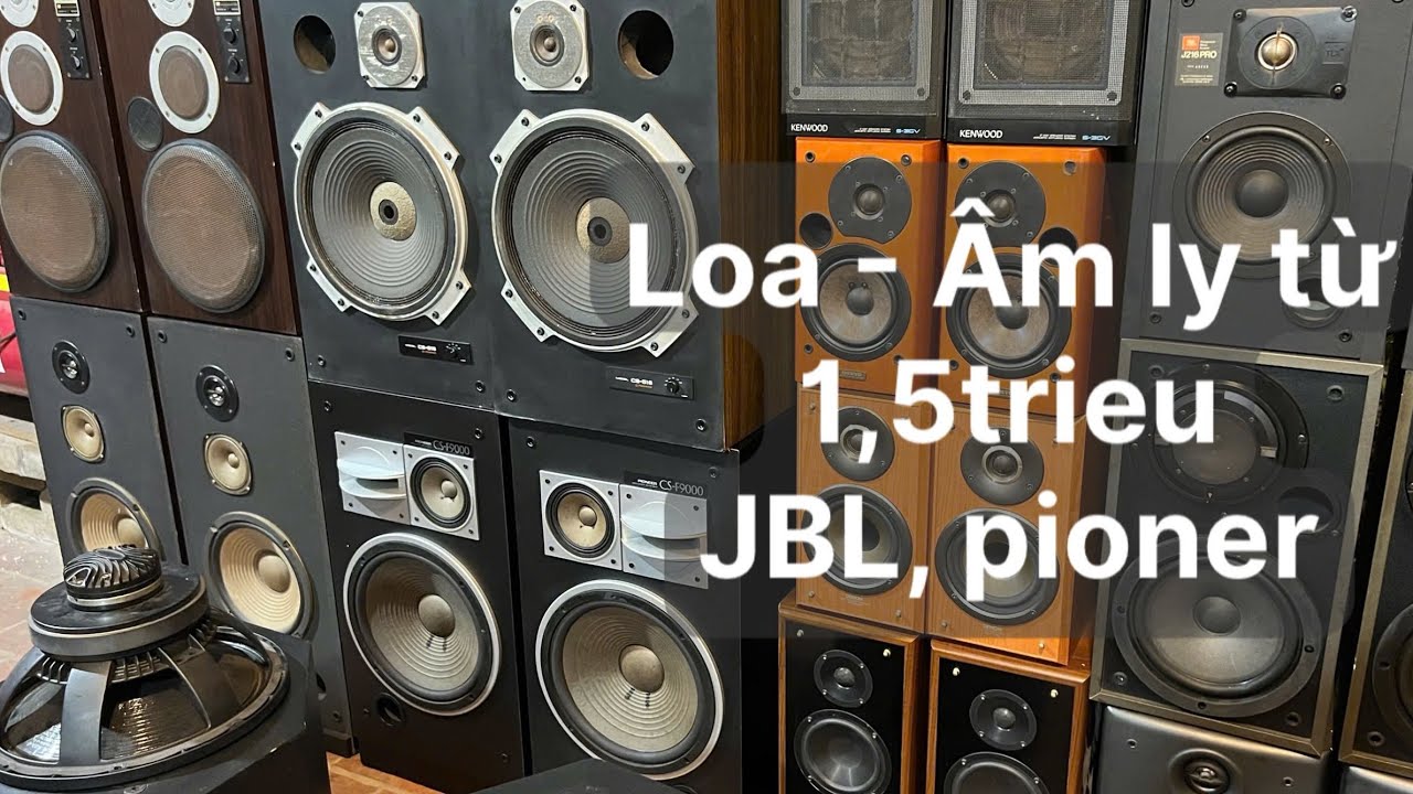 9/9 thanh lý toàn LOA - ÂMLY  đẹp các bác ah | pioner f9000 | | jbl j216 pro | | đẩy bãi 5 kênh |