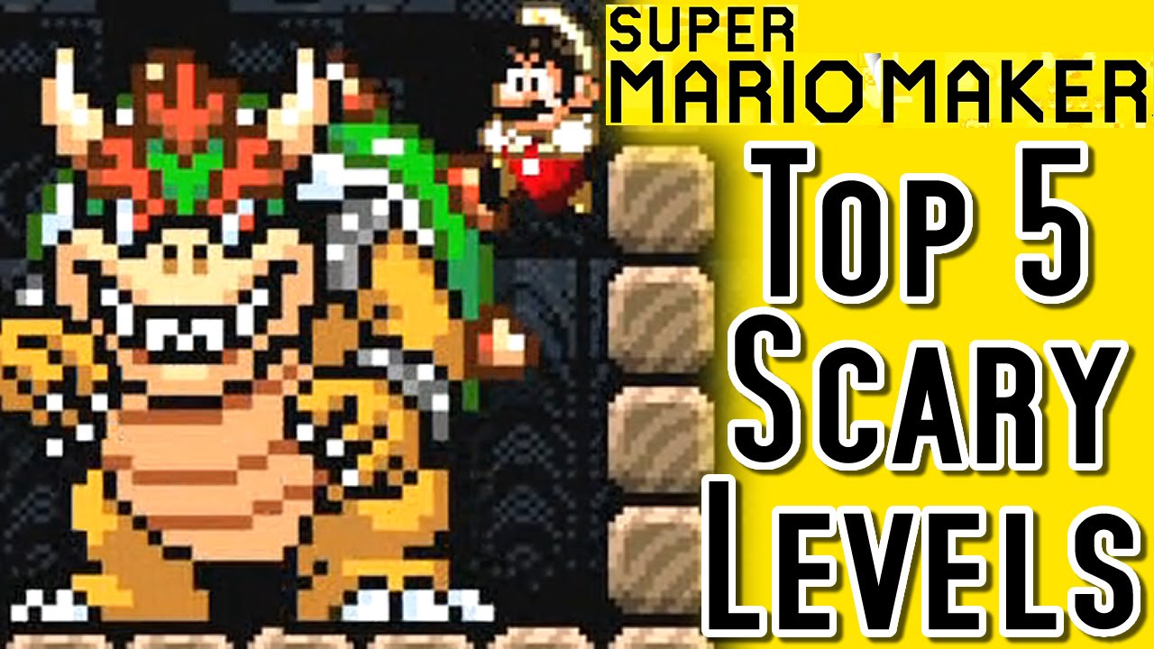 Super Mario Maker TOP 5 SCARIEST LEVELS (Wii U)