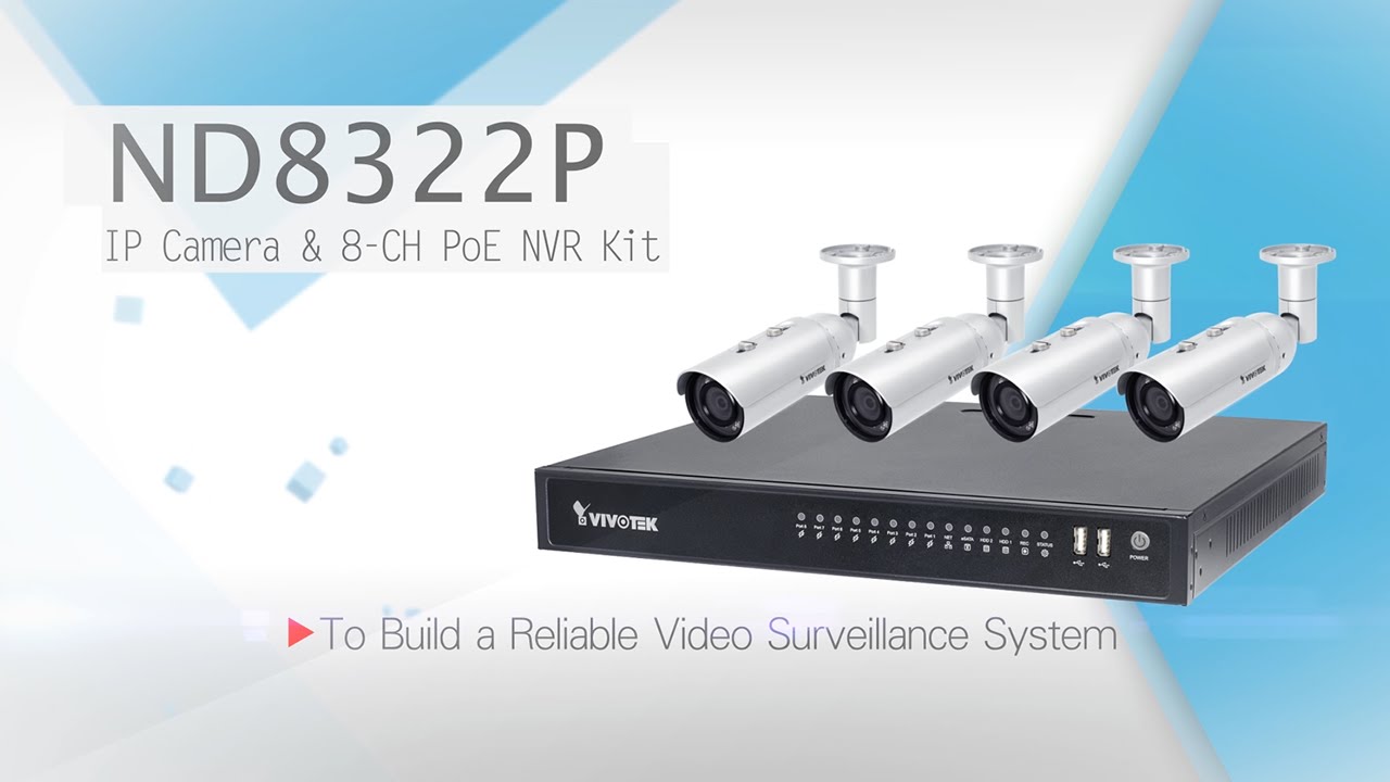 VIVOTEK Embedded Plug & Play NVR ND8322P - New