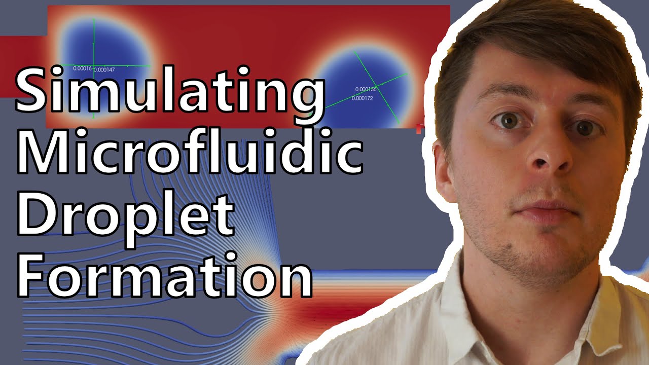 Simulating Microfluidic Droplet Formation | FEniCS CFD