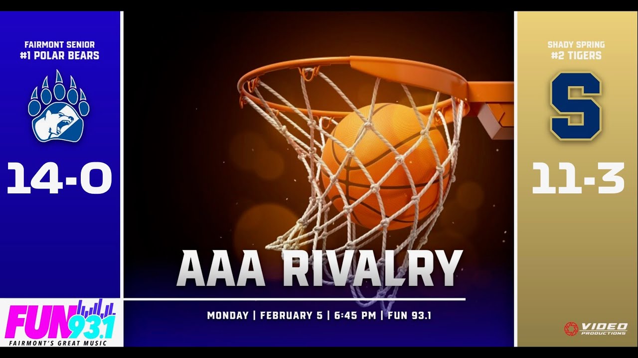 SHADY SPRING TIGERS VS. FAIRMONT SENIOR POLAR BEARS | WV BOYS BASKETBALL