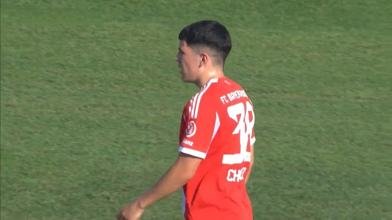 Debut de Felipe Chávez en el Bayern Munich (18 Años) - 12/08/2025