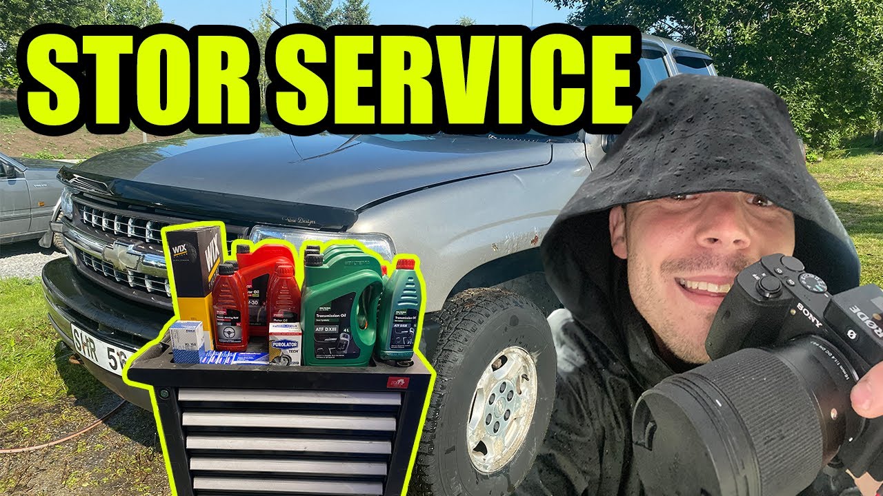 SÅ GÖR DU EN STOR SERVICE PÅ EN BIL | CHEVROLET SILVERADO
