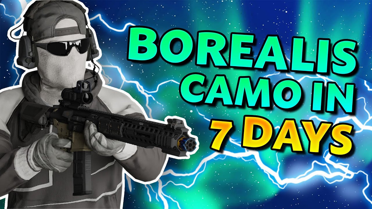Я разблокировал камуфляж BOREALIS в MW3 за 7 дней!
