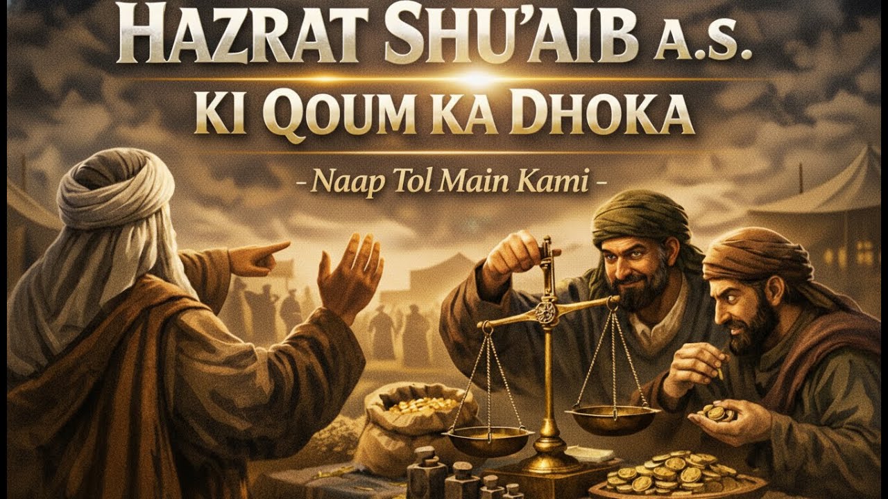 Hazrat Shuaib A.S Ki Qoum Ka Dhoka | Naap Tol Main Kami Ka Anjaam | Quran Ki Sakht Warning