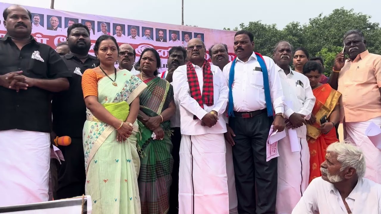 காந்தி பெயரை மாற்றிய மோடி அரசை கண்டித்து india கூட்டணியின் ஆர்பாட்டத்தில் எனது உரை 