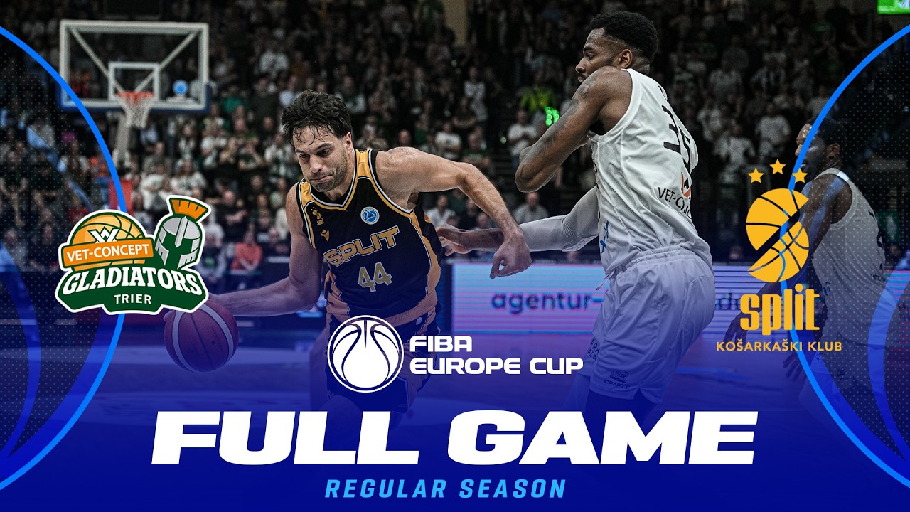VET-CONCEPT Gladiators Trier v BC Split | Full Basketball Game | FIBA Europe Cup 2026-27