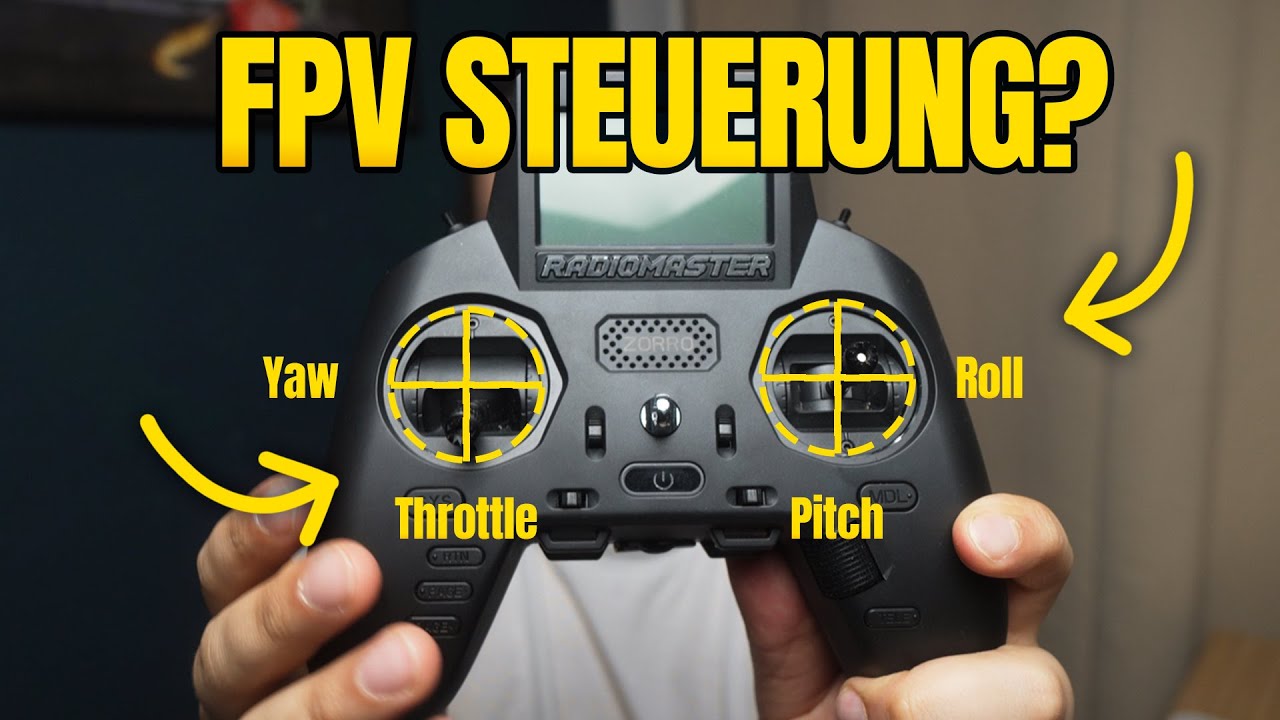 Wie steuert man eine FPV DROHNE? 🤔