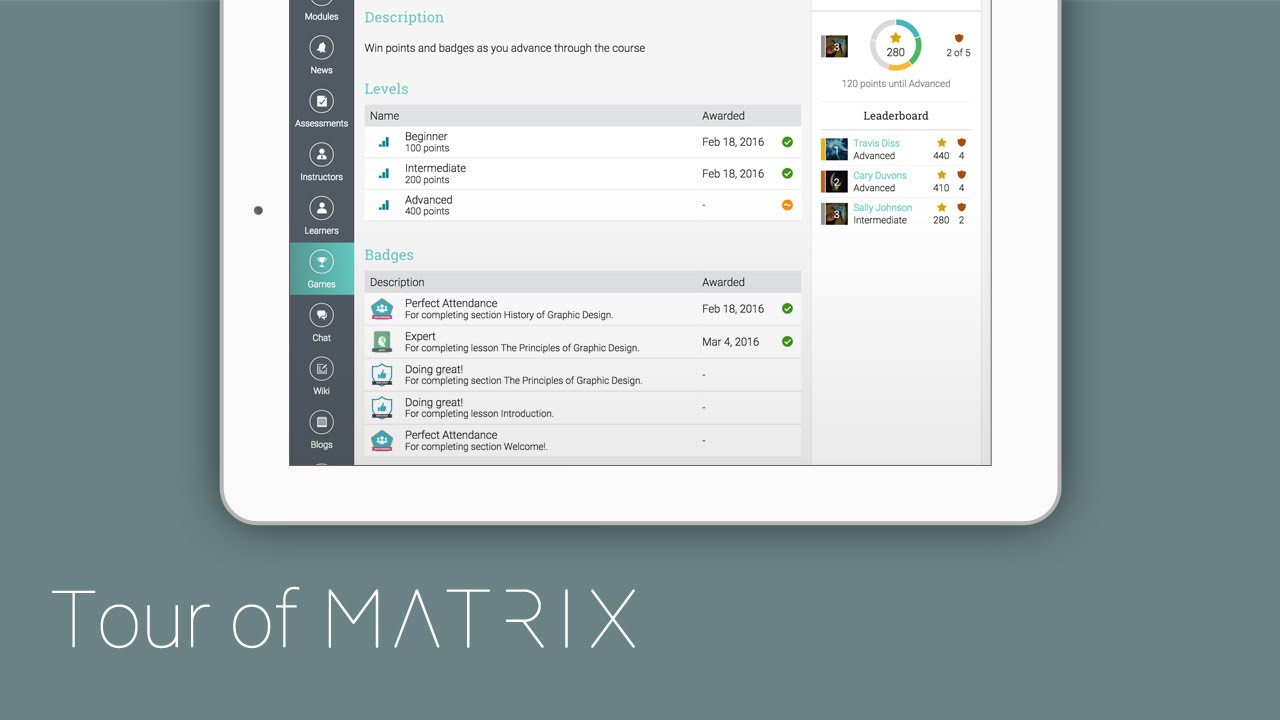 MATRIX LMS Tour