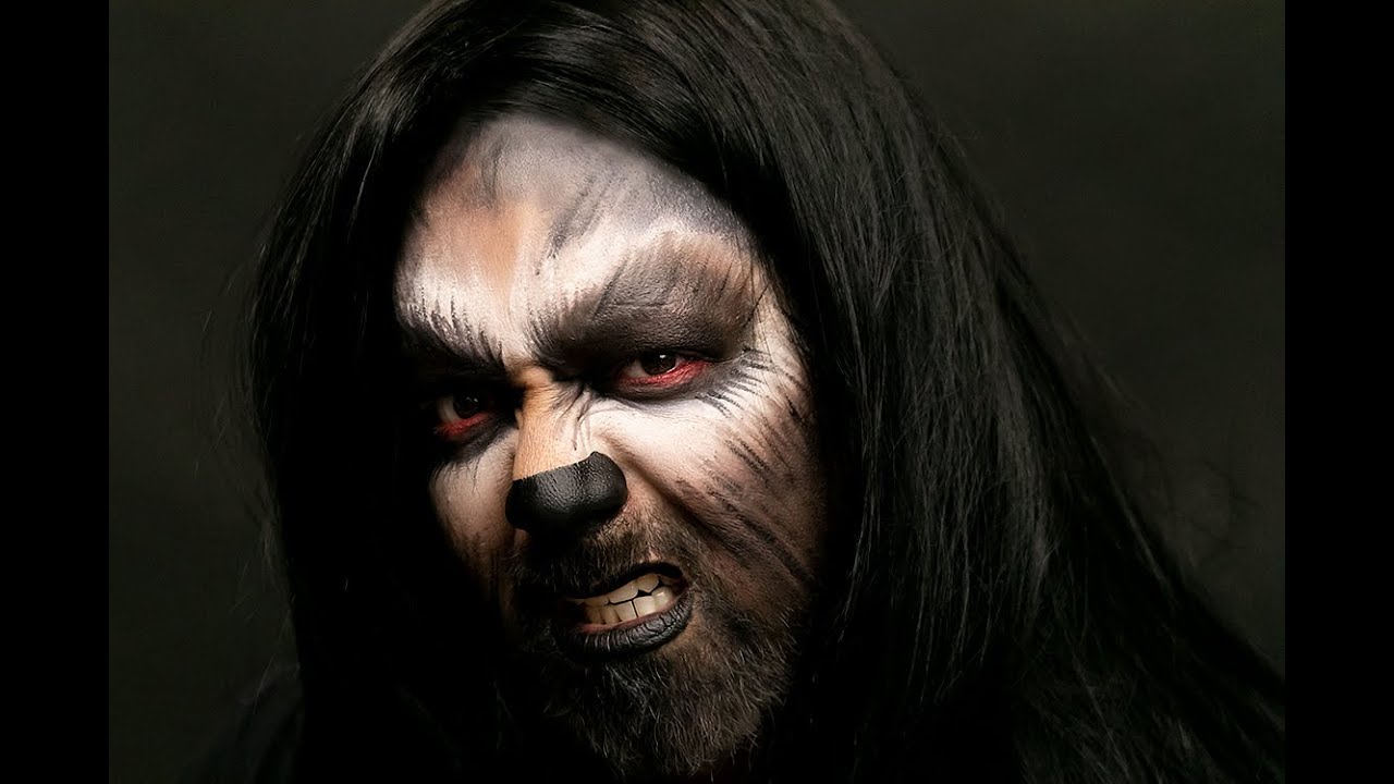 Spooky Werewolf Halloween Makeup