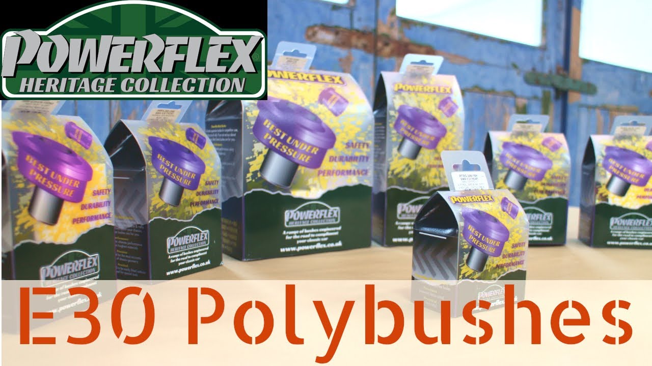 Powerflex Heritage Collection Full Polybush Kit Install on a BMW E30 325i Restoration Plus