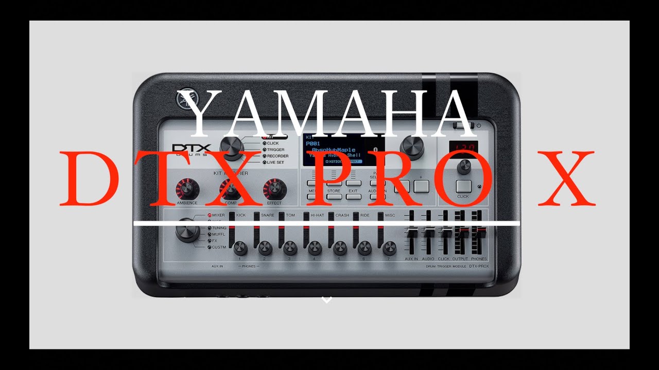 「中文 & ENG SUB」Yamaha DTX PRO X Sound Module Review
