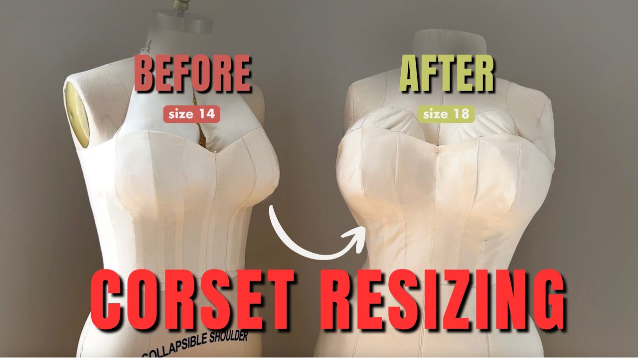 How to Resize Corset Pattern To Fit Your Body (For Beginners + FREE PATTERN)