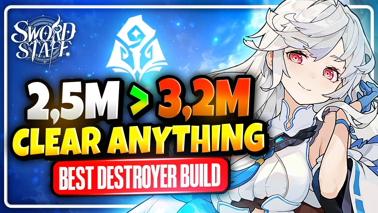 BEST Destroyer Build Guide! Destroy Enemies 700k Above Your Power | Sword x Staff