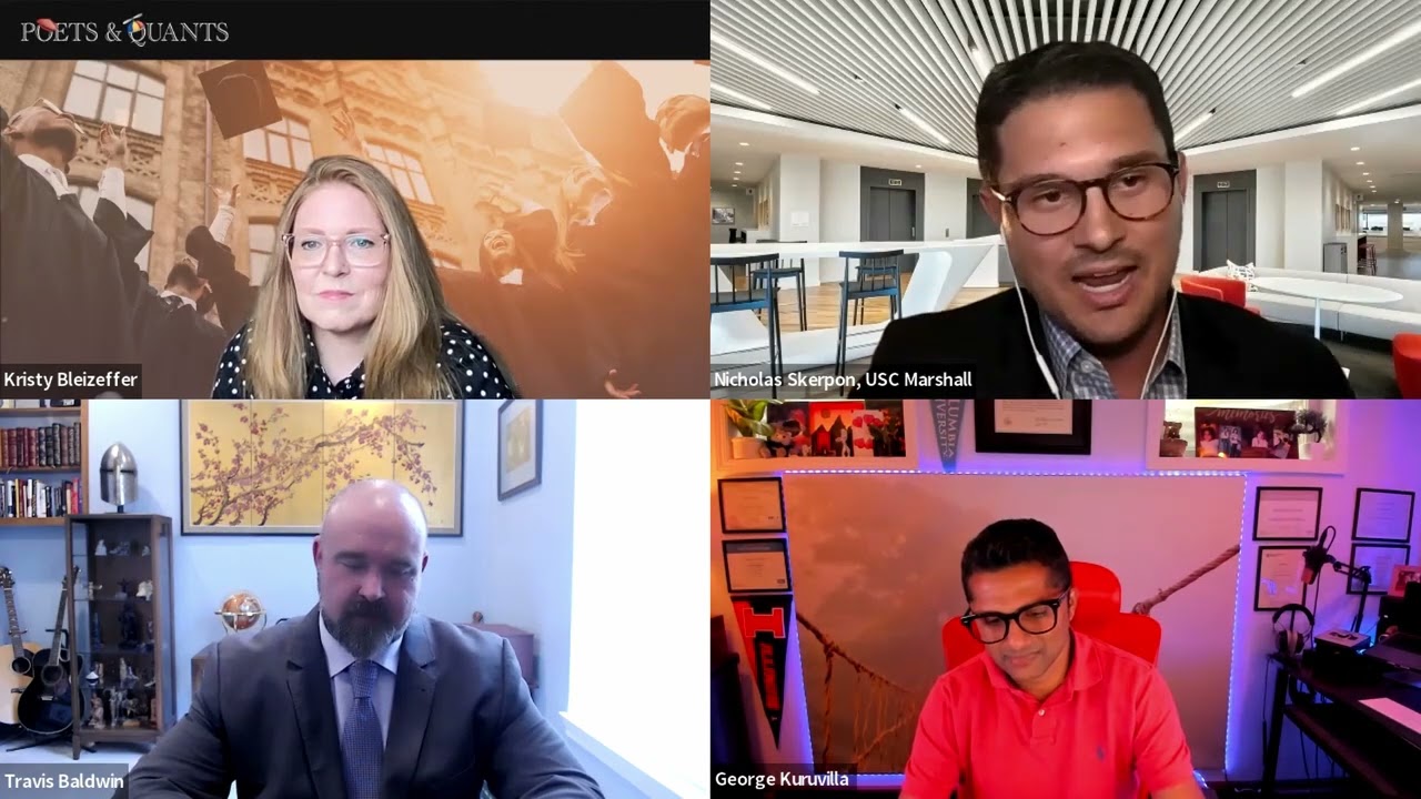 Online MBA Student Experience: USC Marshall, Illinois Gies, Jack Welch MI