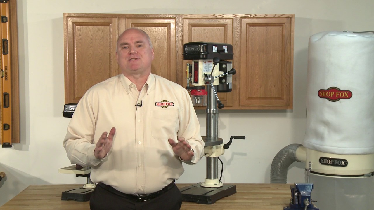 Shop Fox Oscillating Benchtop Drill Presses: Spindle Sander Functionality