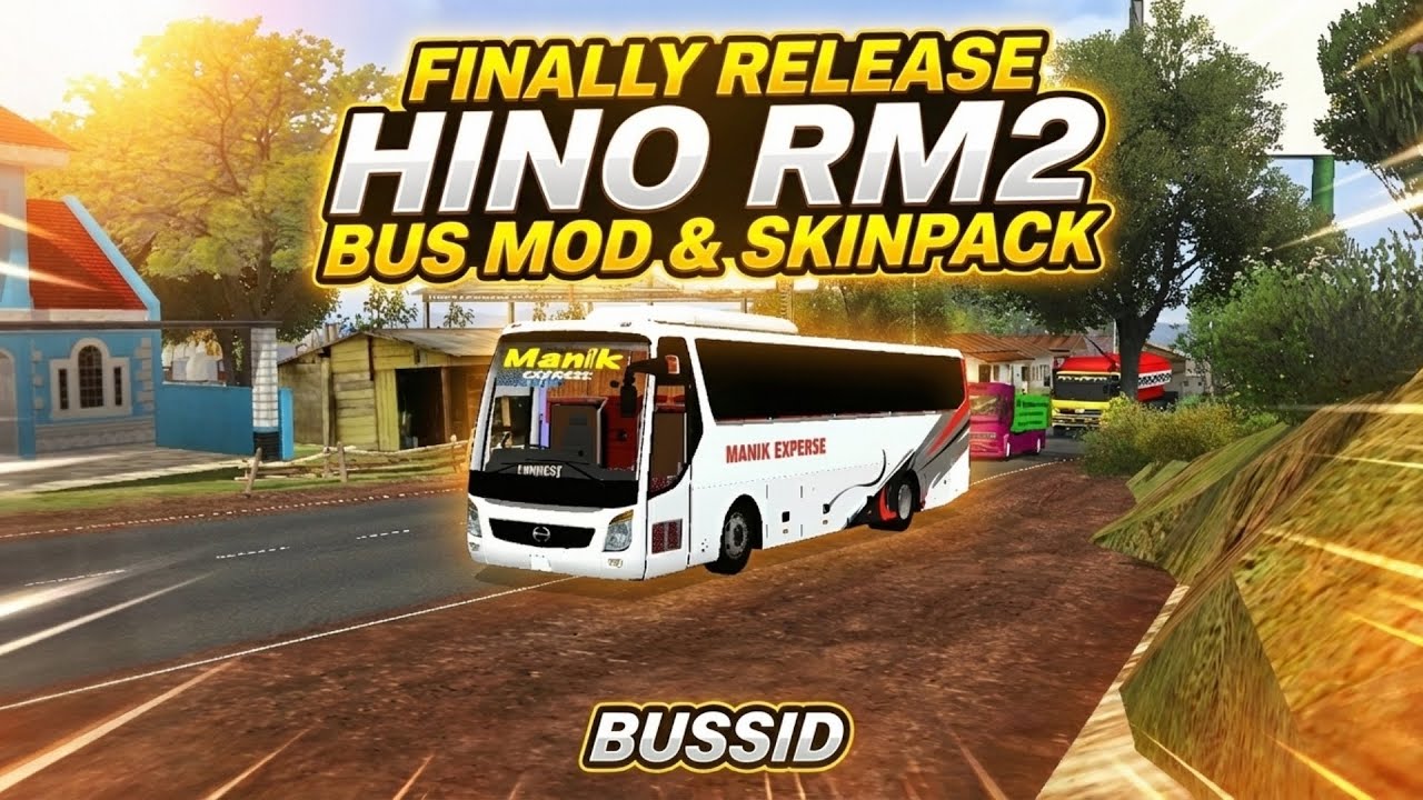 Finally Release HINO RM2 bus mod for Bussid & SKINPACK free download ⛓️‍💥 BD BUS LOBER AFFNAN 