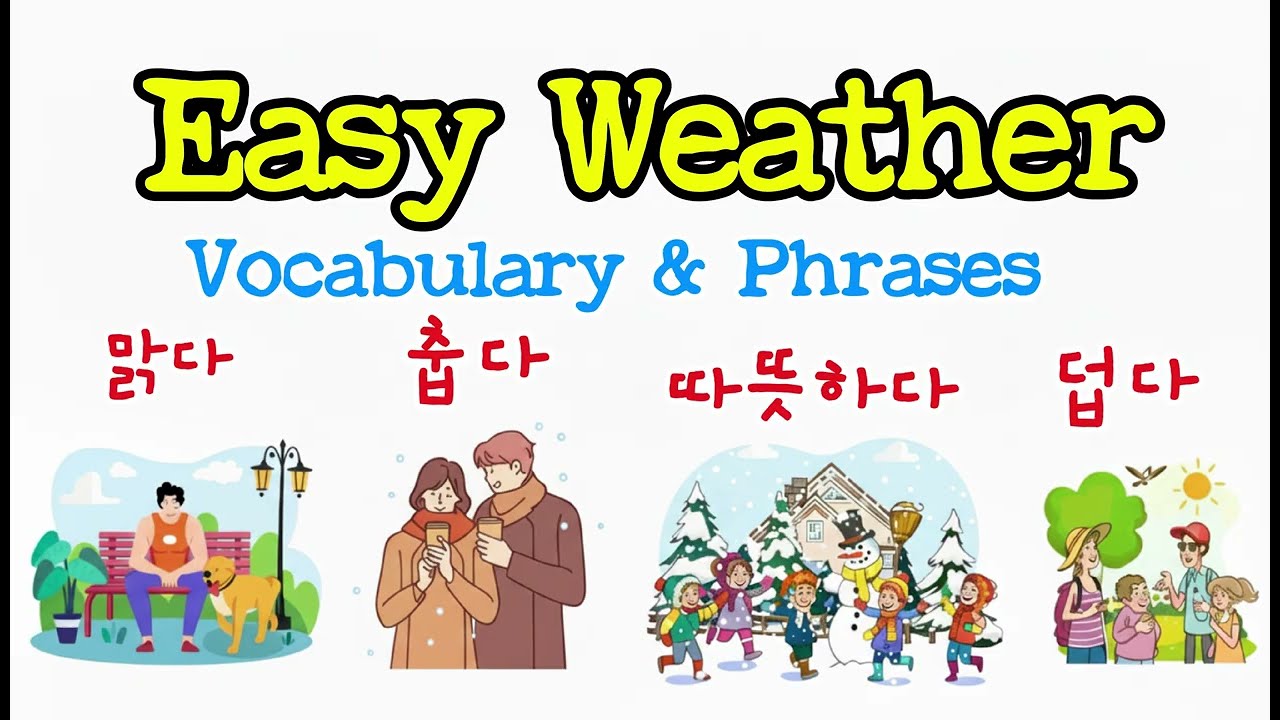 How to Talk About the Weather in Korean | Learn Korean Fast