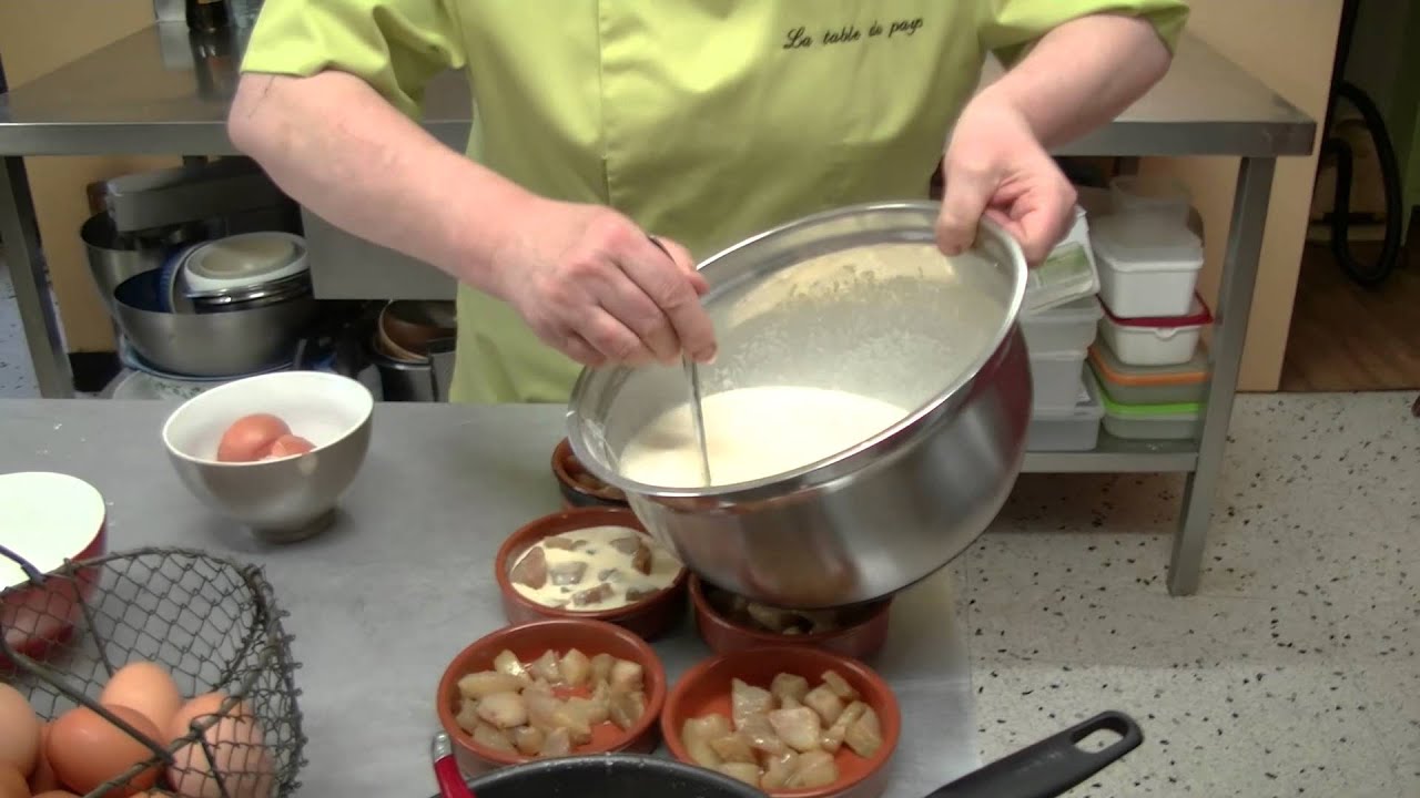 Le clafoutis inratable aux poires caramélisées