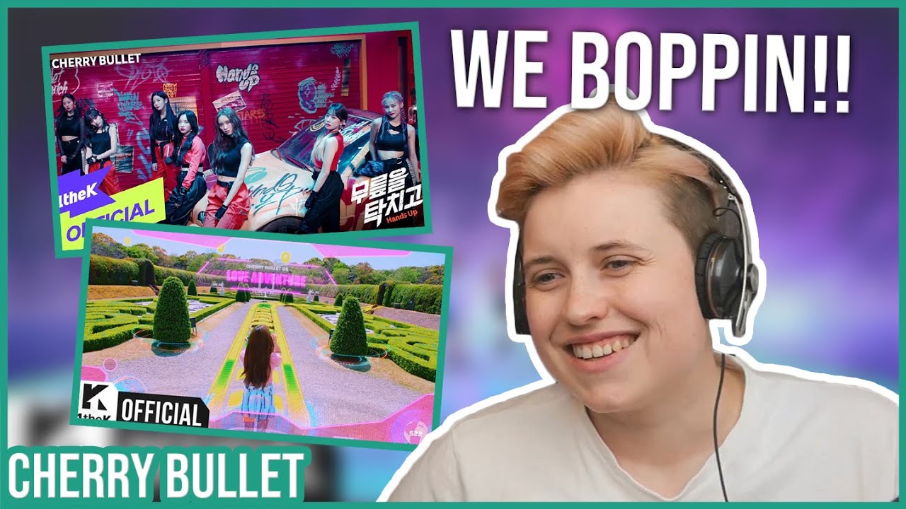 FIRST REACTION to CHERRY BULLET - Q&A, REALLY REALLY, HANDS UP & ALOHA OE MVs