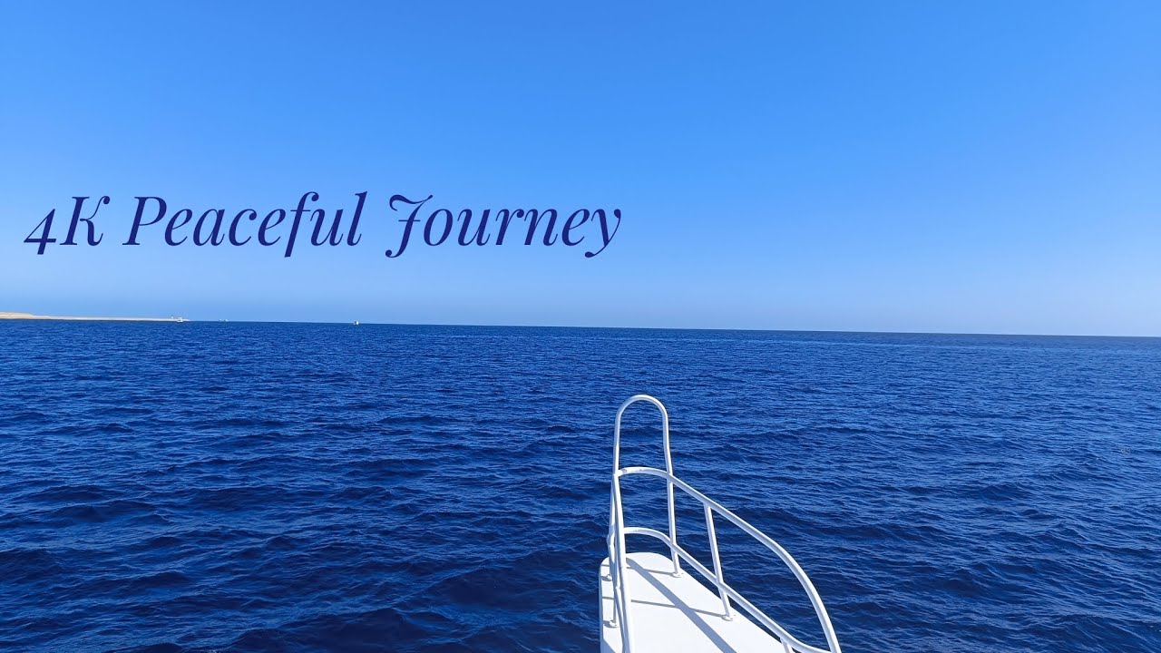 4K A Peaceful Journey in Shades of Blue