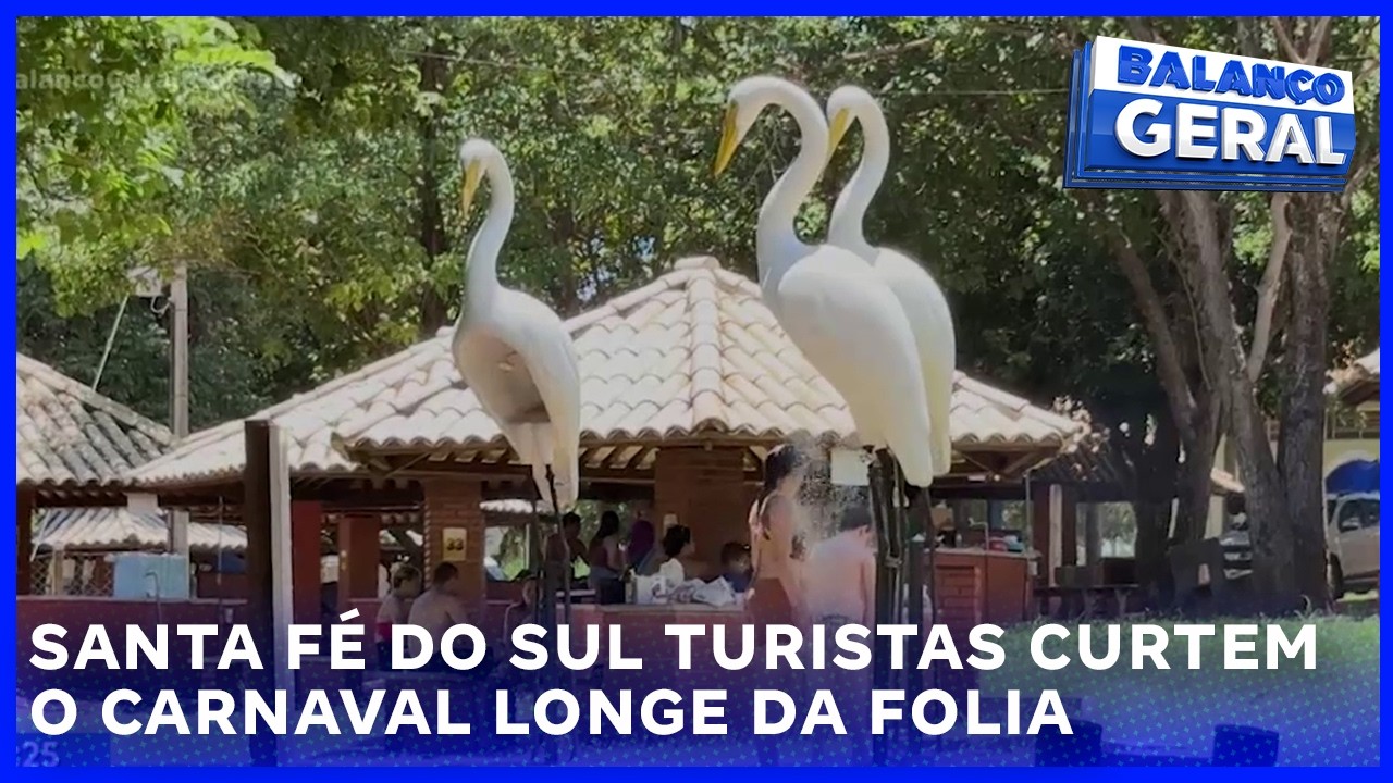 Santa Fé do Sul turistas curtem o carnaval longe da folia