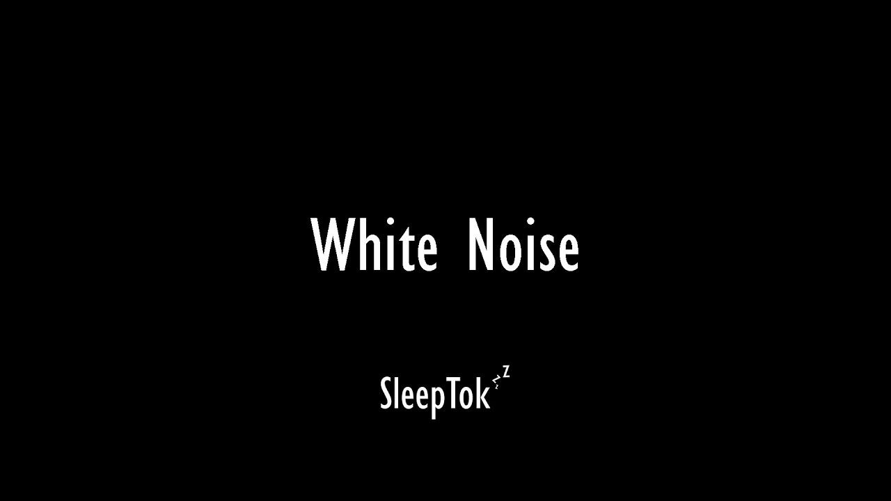 White Noise for easy and deep sleep (Black screen) | 10 Hours | Background sound | SleepTok