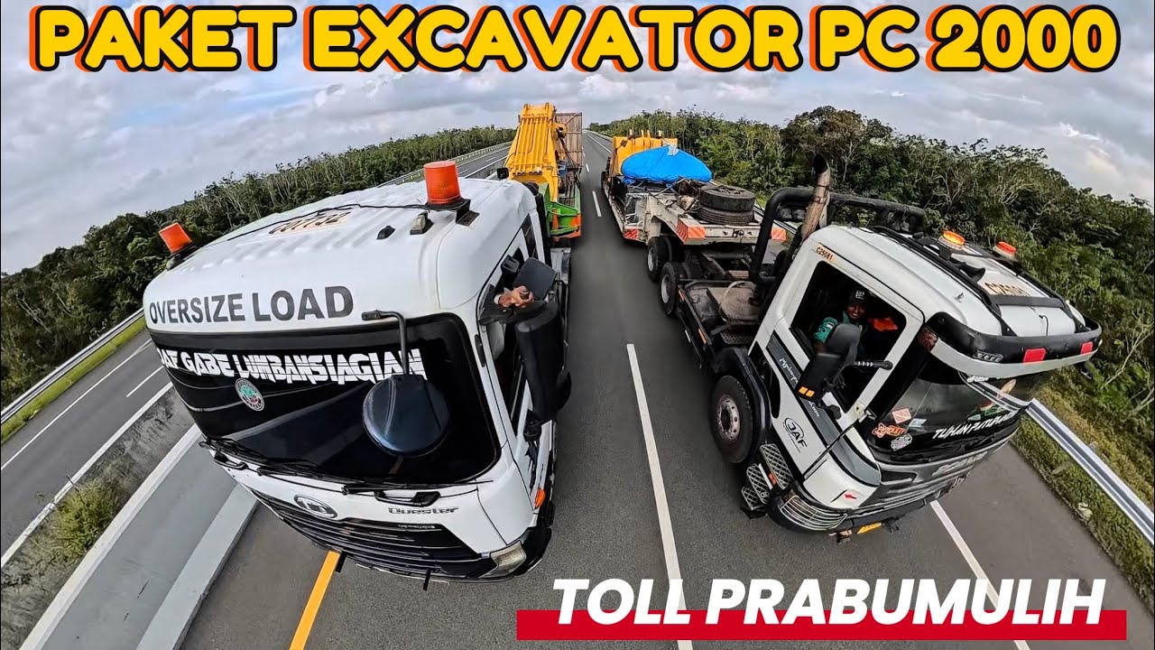 PAKET TRUCK EXCAVATOR PC 2000 KOMATSU SUDAH TIBA DI SUMATERA SELATAN 