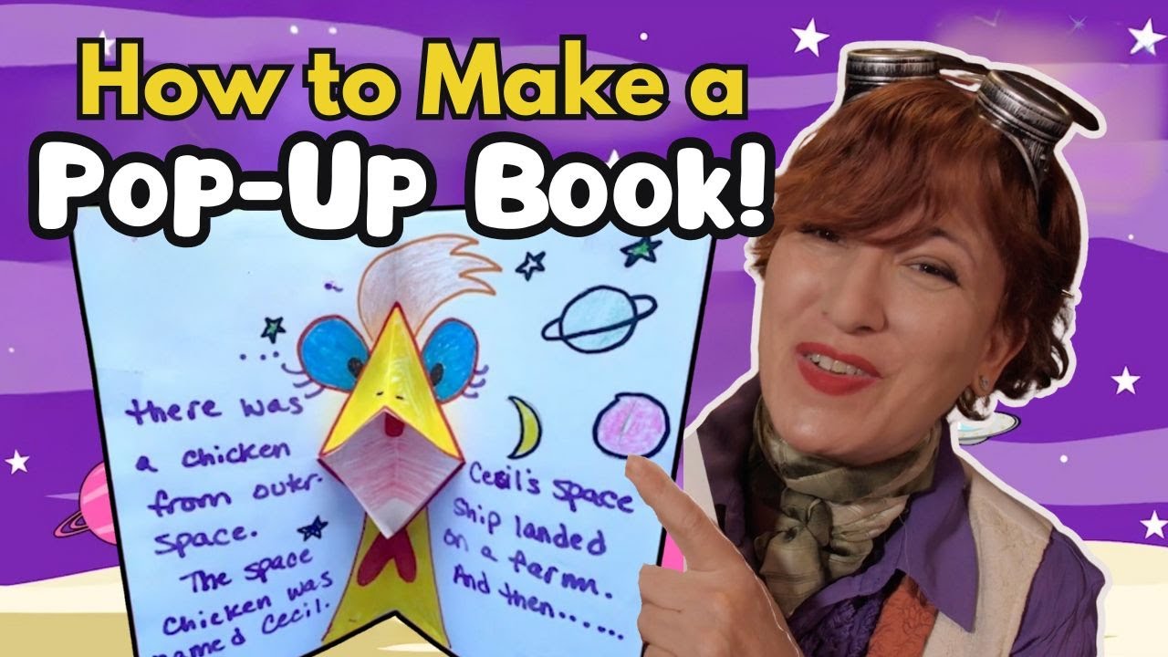 How to Make a Pop Up Book with Kids | Easy Literacy Craft