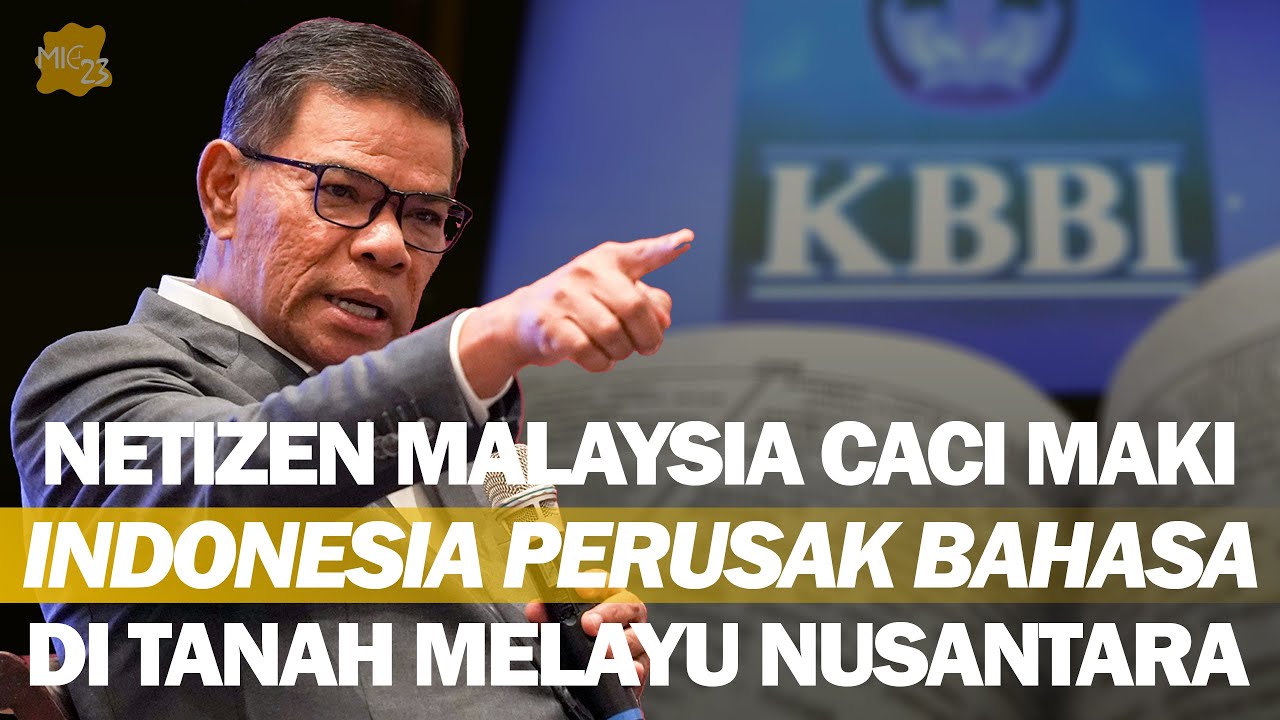 HEBOH NETIZEN MALAYSIA CACI INDONESIA UBAH EJAAN BAHASA INDONESIA DAN TUDUH PEROSAK BAHASA MELAYU