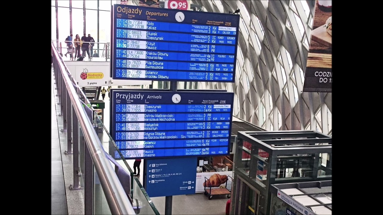 Zapowiedzi Pociągów Ivona Poznań Główny cz.1